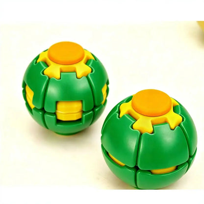 3D Printed Press-Rotating Fidget Spinner Toy, Mechanical Kinetic Desk Stress Reliever, Unique Sensory Gadget for Adults, DIY Specialty Supplies Gift, Fidget Toys